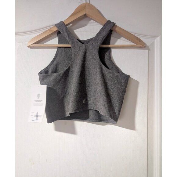 Athleta | Conscious Crop Bra A-C In Heather Grey - Picture 3 of 12